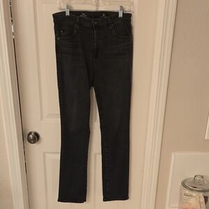 AG Adriano Goldschmied High-Rise Straight Jeans
